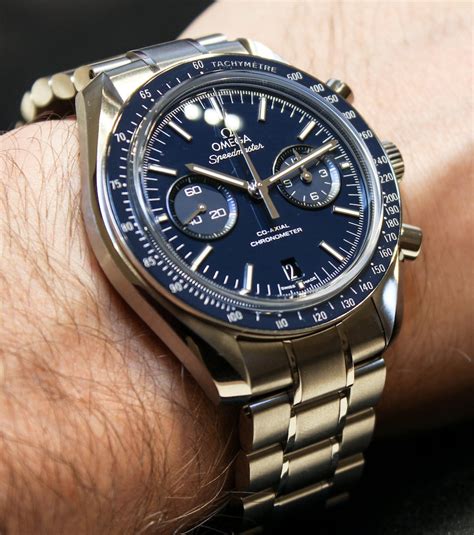 omega speedmaster co axial chronometer blue|Omega Speedmaster automatic chronometer price.